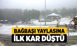 Bağbaşı Yaylasına İlk Kar Düştü