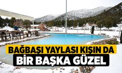 Bağbaşı Yaylası kışın da bir başka güzel