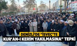 Denizli'de "İsveç'te Kur'an-ı Kerim yakılmasına" tepki