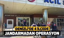 Denizli’de 4 ilçede jandarmadan operasyon