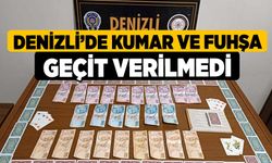 Denizli’de kumar ve fuhşa geçit verilmedi