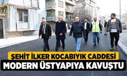 Şehit İlker Kocabıyık Caddesi modern üstyapıya kavuştu 