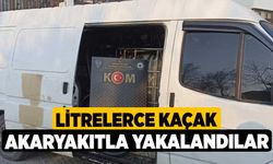 Litrelerce kaçak akaryakıtla yakalandılar