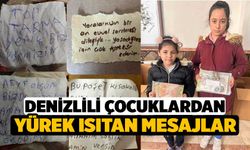 Çocuklardan Depremzedelerin Yüreğini Isıtan Mesajlar