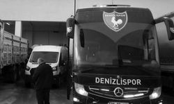 Denizlispor'un otobüsü deprem bölgesinde