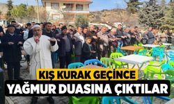 Kış kurak geçince yağmur duasına çıktılar