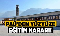 PAÜ'den yüzyüze eğitim kararı!