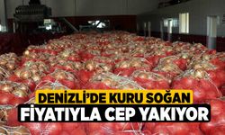 Denizli’de kuru soğan fiyatıyla cep yakıyor