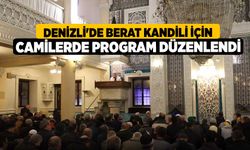 Denizli'de Berat Kandili için camilerde program düzenlendi