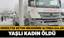 Denizli'de Beton Mikserinin Altında Kalan Yaşlı Kadın Öldü