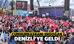 Cumhurbaşkanı Erdoğan, Denizli'ye Geldi