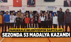 Pamukkale Belediyespor Dartçıları Sezonda 53 Madalya Kazandı