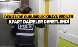 Denizli'de günübirlik kiraya verilen apart daireler denetlendi