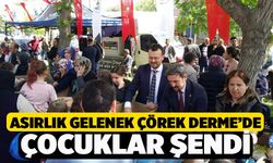 Denizli’de Asırlık Gelenek Çörek Derme’de Çocuklar Şendi