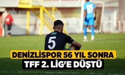 Denizlispor 56 yıl sonra TFF 2. Lig'e düştü