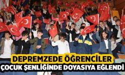 Depremzede Öğrenciler, Çocuk Şenliğinde Doyasıya Eğlendi