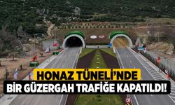 Honaz Tüneli’nde bir güzergah trafiğe kapatıldı!