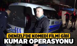 Denizli'de Komedi filmi gibi kumar operasyonu