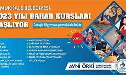 Pamukkale Belediyesi İlkbahar Dönemi Kurs Kayıtları Başladı