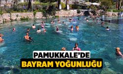 Pamukkale’de Bayram Yoğunluğu