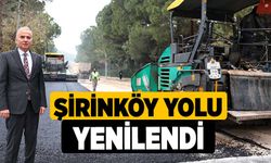 Şirinköy yolu yenilendi