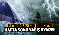 Meteoroloji’den Denizli'ye Hafta Sonu Yağış Uyarısı