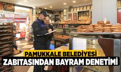 Pamukkale Belediyesi Zabıtasından Bayram Denetimi