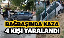 Denizli Bağbaşında Kaza 4 Yaralı