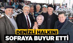 Denizli halkını sofraya buyur etti