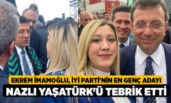 Ekrem İmamoğlu, İYİ Parti'nin En Genç Adayı Nazlı Yaşatürk'ü Tebrik Etti