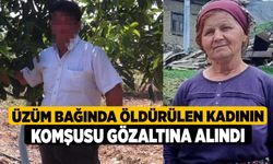 Üzüm Bağında Öldürülen Kadının Komşusu Gözaltına Alındı