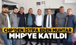 CHP’den istifa eden muhtar MHP'ye katıldı