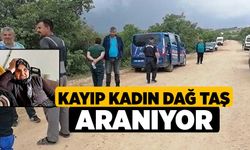 Kayıp kadın dağ taş aranıyor