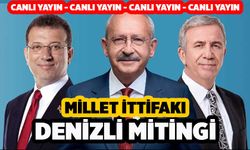 (CANLI YAYIN) Cumhurbaşkanı Adayı Kemal Kılıçdaroğlu Denizli Mitingi