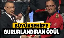 Büyükşehir’e Gururlandıran Ödül