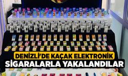 Denizli'de Kaçak elektronik sigaralarla yakalandılar