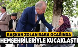 Başkan Zolan baba ocağında hemşehrileriyle kucaklaştı