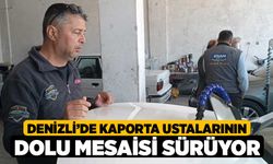 Kaporta ustalarının dolu mesaisi sürüyor