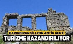 Barındıran Sillyon Antik Kenti turizme kazandırılıyor