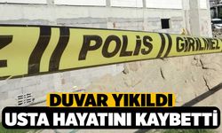 Denizli'de Duvar Yıkıldı Altınta Kalan Usta Hayatını Kaybetti