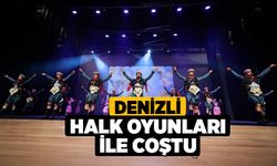 Denizli Halk Oyunları İle Coştu