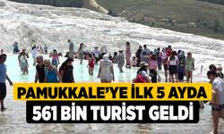 Pamukkale’ye ilk 5 ayda 561 bin turist geldi