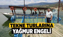 Tekne turlarına yağmur engeli