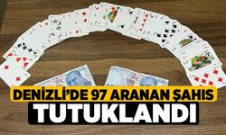 Denizli’de 97 aranan şahıs tutuklandı