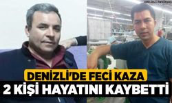 Denizli'de Feci Kaza 2 Kişi Hayatını Kaybetti