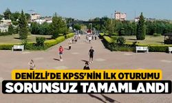 Denizli'de KPSS'nin ilk oturumu sorunsuz tamamlandı