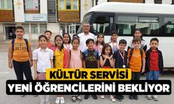 Kültür servisi yeni öğrencilerini bekliyor