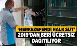 ‘Merkezefendi Halk Süt’ 2019’dan Beri Ücretsiz Dağıtılıyor