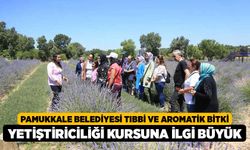 Pamukkale Belediyesi Tıbbi Ve Aromatik Bitki Yetiştiriciliği Kursuna İlgi Büyük