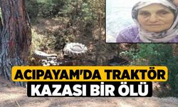 Acıpayam'da Traktör Kazası Bir Ölü